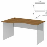 Стол эргономичный ЧАСТЬ 1 «Арго», 1400х900х760 мм, левый, орех