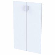 Дверь ЛДСП средняя «Арго», КОМПЛЕКТ 2 шт., 355х18х1120 мм, серый, А-610