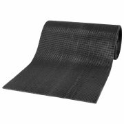 Коврик ДОРОЖКА 0,9х10 м, «ТРАВКА» ГРАФИТ пластиковый грязезащитный, щетина 10 мм, LAIMA EXPERT, 701069