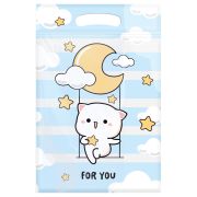 Набор подарочных пакетов 15*22 см, зип-лок, MESHU «Cloud cat», 35шт.