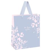 Пакет подарочный 18*23*10см MESHU «Pink twigs», матовая ламинация