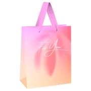 Пакет подарочный 18*23*10см MESHU «Peachy», матовая ламинация