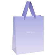 Пакет подарочный 18*23*10см MESHU «For you. Purple», фольга, матовая ламинация