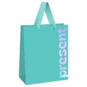 Пакет подарочный 26*32*12см MESHU «Bright present», фольга, матовая ламинация