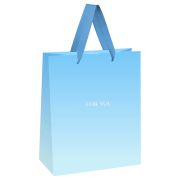 Пакет подарочный 11*14*6,5см MESHU «For you. Blue», фольга, матовая ламинация