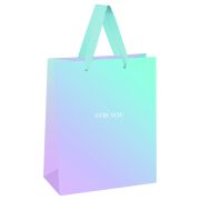 Пакет подарочный 33*42*12см MESHU «Bright gradient», фольга, матовая ламинация