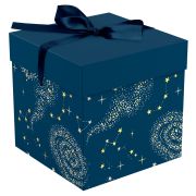 Коробка складная подарочная MESHU «Magic», (28*28*28см), с лентой, отд фольгой
