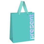 Пакет подарочный 11*14*6,5см MESHU «Bright present», фольга, матовая ламинация