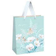 Пакет подарочный 11*14*6,5см MESHU «Bouquets», матовая ламинация