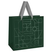 Пакет подарочный 20*20*10см MESHU «Strict lines», фольга, матовая ламинация