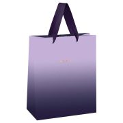 Пакет подарочный 42*33*12см MESHU «Purple gradient», фольга, матовая ламинация