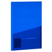 Папка-уголок 2 кармана, непрозрачная, А4, BRAUBERG «SPECIAL», синяя, 0,18 мм, 273060