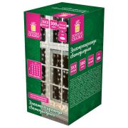 Электрогирлянда-занавес комнатная «Штора» 3х3 м, 300 LED, тёплый белый, USB, ЗОЛОТАЯ СКАЗКА, 592556