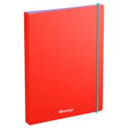 Папка с 60 вкладышами Berlingo «Raze» А4, 30мм, 600мкм, с внутр. карманом, красная, софт-тач
