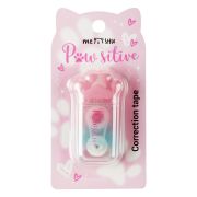Корректирующая лента MESHU «Sweet Paw», 5мм*6м, блистер, европодвес, ассорти