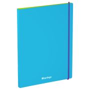 Папка с 30 вкладышами Berlingo «Raze» А4, 17мм, 600мкм, с внутр. карманом, голубая, софт-тач