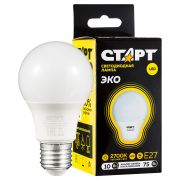 Лампа светодиодная Старт LED, серия «WS» 10W30, тип А «груша», E27, 2700К, теплый свет, 25000ч
