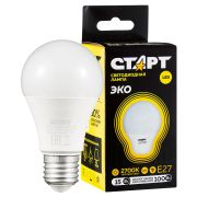 Лампа светодиодная Старт LED, серия «WS» 15W30, тип А «груша», E27, 2700К, теплый свет, 25000ч