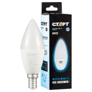 Лампа светодиодная Старт LED, серия «WS» 10W40, тип С «свеча», E14, 4000К, нейтральный свет, 25000ч