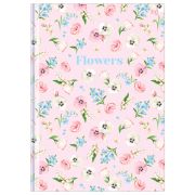 Бизнес-блокнот А5, 80л., евроформат, BG «Россыпь лепестков», матовая ламинация, выб. лак
