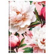 Бизнес-блокнот А5, 80л., евроформат, BG «Цветы. Розовый стиль», soft-touch ламинация