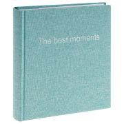 Фотоальбом 200 фото 10*15см, ArtSpace «Moments», бумажные страницы, ткань