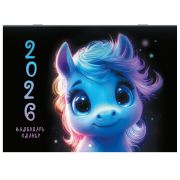 Календарь-планер настенный перекидной на 2026 г., BRAUBERG, 12 листов, 29,5х21,3 см, «Magic», 116951