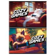 Альбом для рисования 24л., А4, на гребне BG «Cozy games»