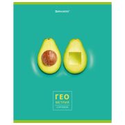 Тетрадь предметная «AVOCADO» 48 л., глянцевый лак, ГЕОМЕТРИЯ, клетка, BRAUBERG, 404278