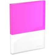 Папка с 40 вкладышами Berlingo «Semicolor» А4, 24мм, 700мкм, с внутр. карманом, розовая, софт-тач