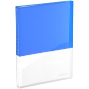 Папка с 40 вкладышами Berlingo «Semicolor» А4, 24мм, 700мкм, с внутр. карманом, голубая, софт-тач