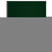 Тетрадь 96л., А5, клетка на гребне BG, бумвинил, зеленый