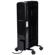 Обогреватель масляный BRASSON (БРАССОН) BOR-9 TOUCH, 9 секций, 2000 Вт, 3 режима, сенсор, пульт ДУ, черный, 457778