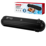 Ламинатор BRAUBERG ULTRA PM235B, ЧЕРНЫЙ, формат A4, толщина пленки 60-150 мкм, скорость 30 см/мин, 532183