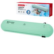 Ламинатор BRAUBERG ULTRA PM235M, МЯТНЫЙ, формат A4, толщина пленки 60-150 мкм, скорость 30 см/мин, 532185