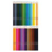 Карандаши цветные стираемые в пенале-скрутке BRAUBERG, 48 цветов + точилка и ластик, 182071