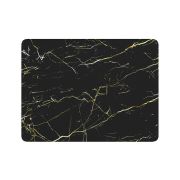 Коврик для сушки посуды NANO 30х40 см, МРАМОР ЧЕРНЫЙ влаговпитывающий, нескользящий, BOOMHOUSE (БумХаус), 701160