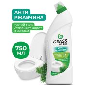 Средство для уборки санитарных помещений 750 мл, GRASS WC-GEL АНТИРЖАВЧИНА, кислотное, гель, 219175