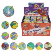 Мяч-попрыгун ЦВЕТНОЙ МИКС, 6 см, ТПР, ассорти, 12 цветов, JOLLY JOT (ДЖОЛЛИ ДЖОТ), 666124
