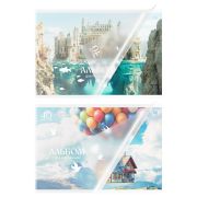 Альбом для рисования 40л., А4, на скрепке BG «Гравитация снов», пластиковая обложка