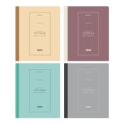 Тетрадь А5 96 л. BRAUBERG, на сшивке с корешком, клетка, обложка картон, «Classic», 405291