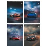 Блокнот А5 60л. на гребне BG «Sportcar»