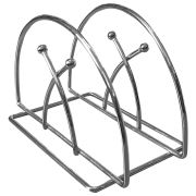 Салфетница овальная 8,2х13х7,2 см, CLASSIC, хром, WEGLA (ВЕГЛА), 700237