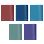 Тетрадь 48л., А5, клетка BG «Простые формы», пластиковая обложка