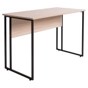 Стол BRABIX «SMART CD-019», 1180х600х770 мм, ЛОФТ, металл/ЛДСП ясень шимо светлый, каркас черный, 641947