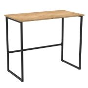 Стол BRABIX «SMART CD-020», 900х500х770 мм, ЛОФТ, металл/ЛДСП бунратти, каркас черный, 641950
