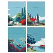 Блокнот А5 60л. на гребне BG «Tranquility», твердая подложка