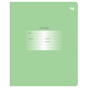 Тетрадь 24л., клетка BG «Первоклассная», светло-зеленая