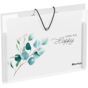 Папка 5 отделений Berlingo «Spring», А4, 600мкм, на резинке, с рисунком