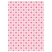 Упаковочная бумага глянц. 70*100см, MESHU «Love», 80 г/м2